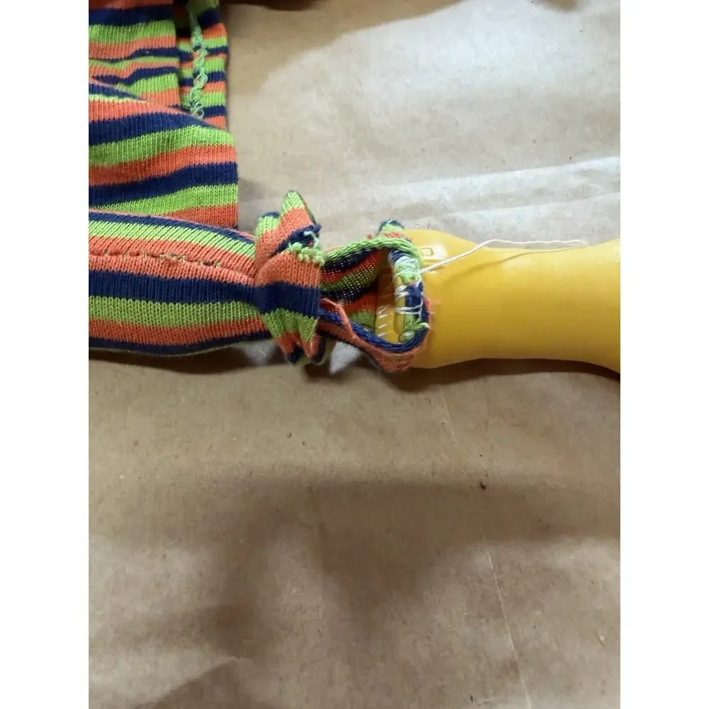 Bert Sesame Street Hand Puppet Vintage '70s Plastic Hands & Head Cloth Body